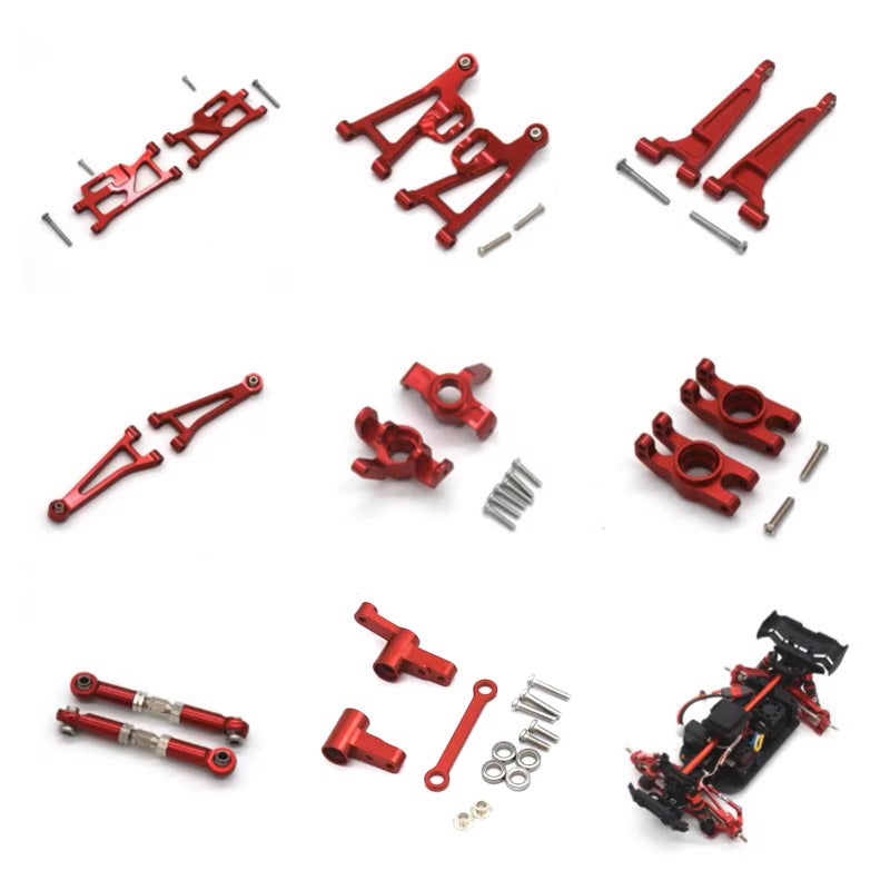 Fyfracing Metal Replacement Accessories for Hyper Go H14bm Mjx 14210 14209,1/14 Brushless Rc Cars Aluminum Upgrade Spare Part (Upgrade kit 2) - Image 1